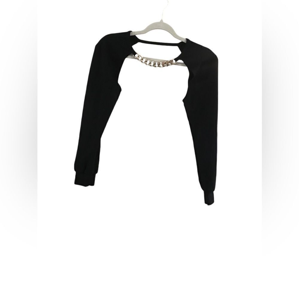 Gold Chain Black Raglan Sleeve - Picture 4 of 7